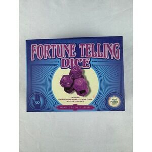 Mud Puddle Fortune Telling Dice Set Unisex OS Purple Excellent Divination Kit